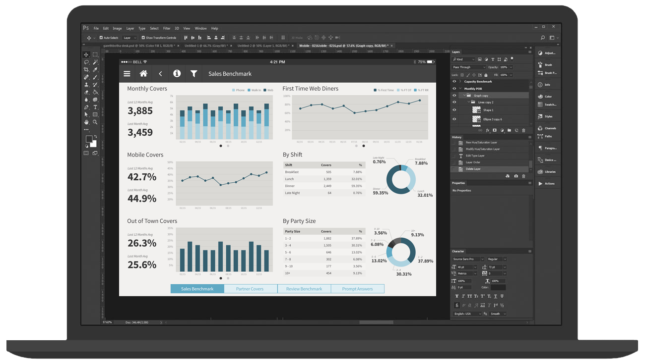 A data visualization product by UX designer Gareth Botha