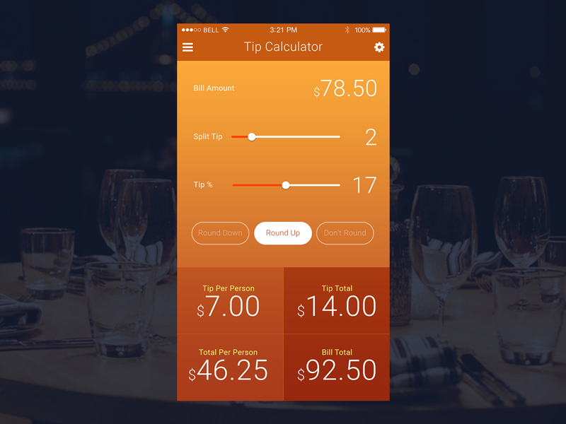 Daily UI Challenge 004 - Calculator
