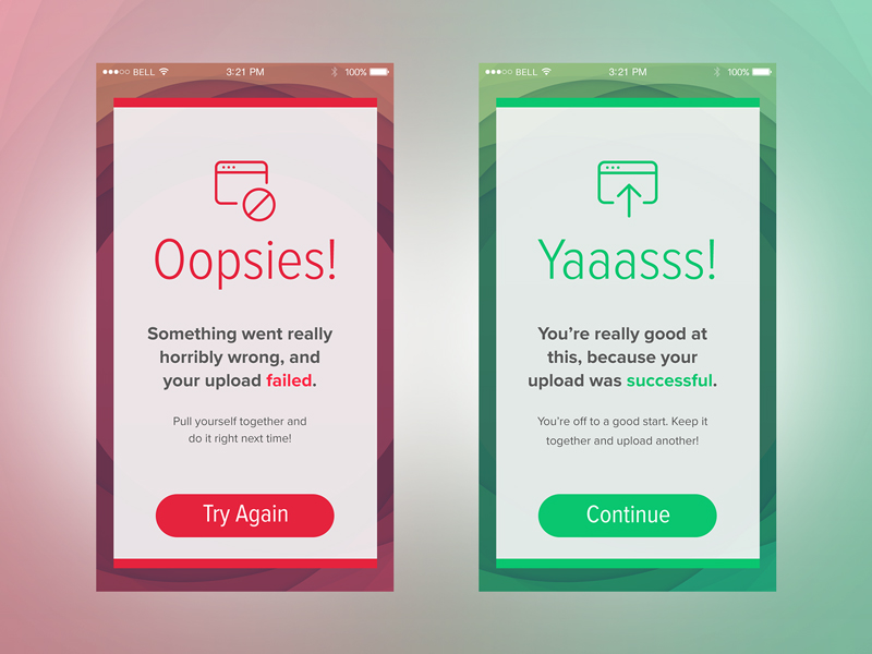 Daily UI Challenge 011 - Flash Message