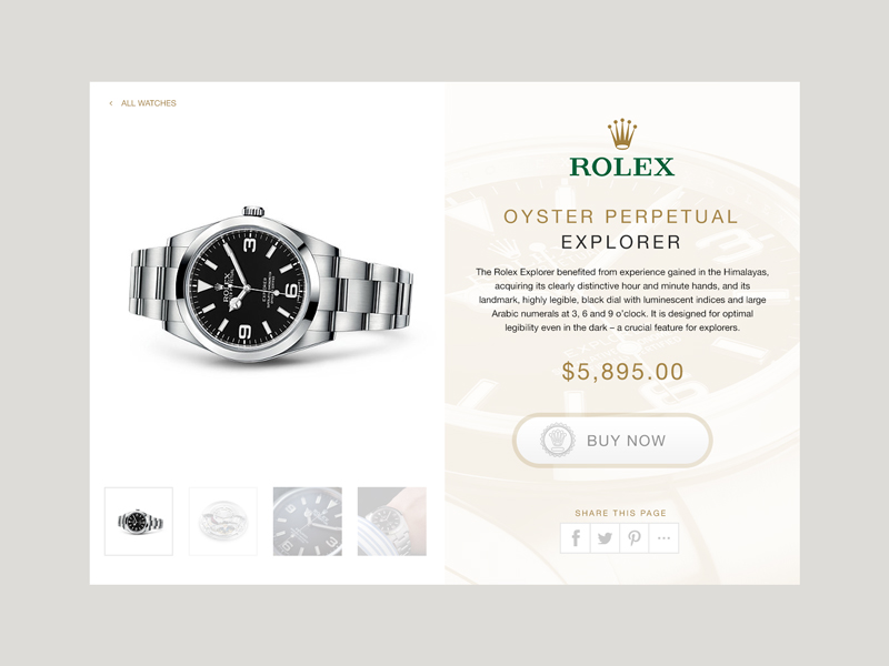 Daily UI Challenge 012 - Ecommerce (single item)