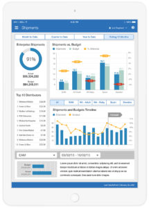 Executive overview app for global manufacturer