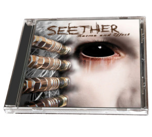 I designed the album cover for Seether's Karma & Effect album