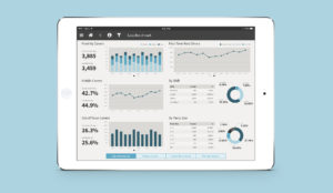 UI/UX design for a mobile analytics tool for an online reservation service