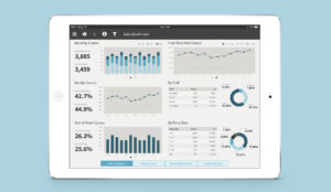 UI/UX design for a mobile analytics tool for an online reservation service