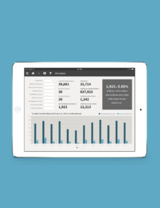 UI/UX design for a mobile analytics tool for an online reservation service