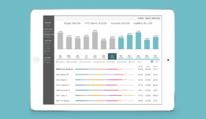 UI/UX design for a global pharmaceutical company's resource allocation tool