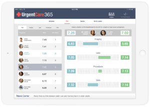 Urgent care physician iPad app