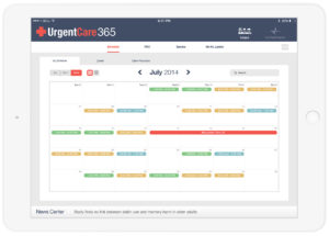 Urgent care physician iPad app