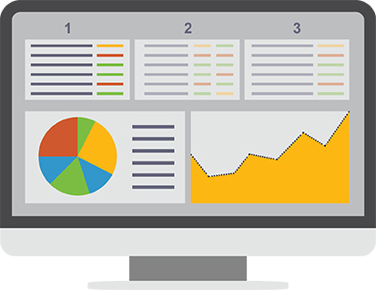 Gradual reveal dashboard